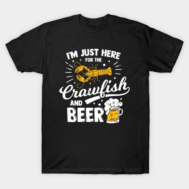 Crawfish Season Crawdad Boil Crayfish Gift T-Shirt by Dolde08